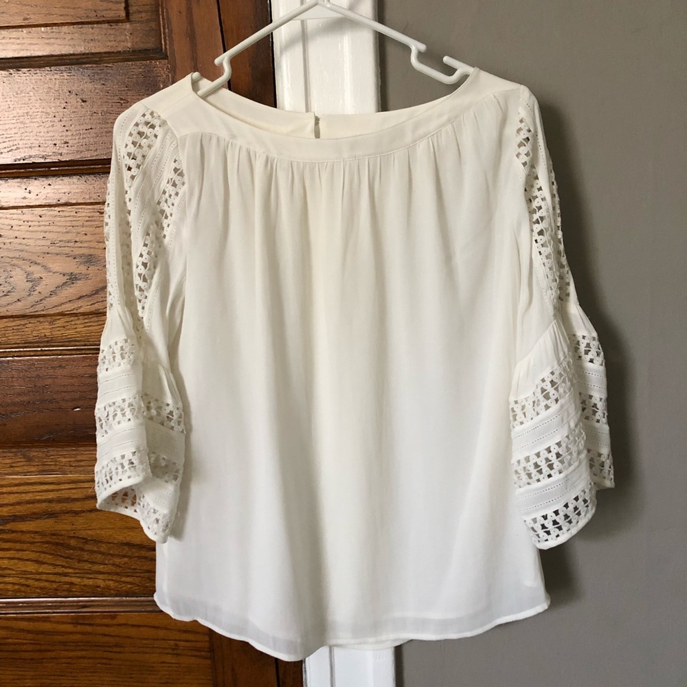 Loft white blouse